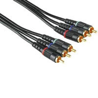 Hama YUV-/RGB Connecting Cable 3 RCA (phono) Plugs- 3 RCA (phono) Plugs,5m (F3048628)